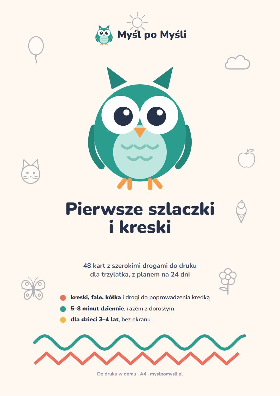 Myśl po Myśli, Pierwsze szlaczki i kreski: okładka pliku PDF